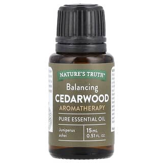 Nature's Truth‏, Pure Essential Oil, Balancing Cedarwood, 0.51 fl oz (15 ml)