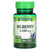 Bilberry, 2,400 mg, 100 Vegetarian Capsules (1,200 mg per Capsule)