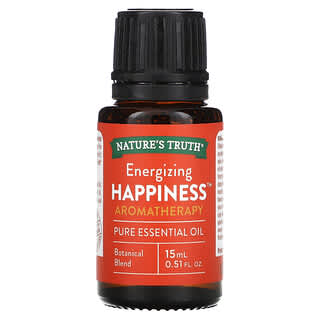 Nature's Truth, Aceite esencial puro, Felicidad energizante, 15 ml (0,51 oz. Líq.)