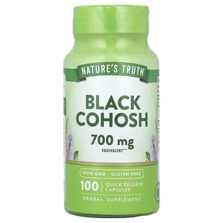 Nature's Truth, Black Cohosh, 700 mg, 100 Quick Release Capsules