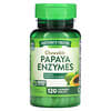 Chewable Papaya Enzymes, Natural Tropical, 120 Chewable Tablets