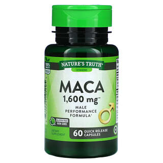 Nature's Truth, Maca, 1.600 mg, 60 Cápsulas de Liberação Rápida