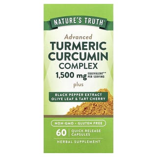 Nature's Truth, Complexo de Curcumina de Cúrcuma, 60 Cápsulas de Liberação Rápida