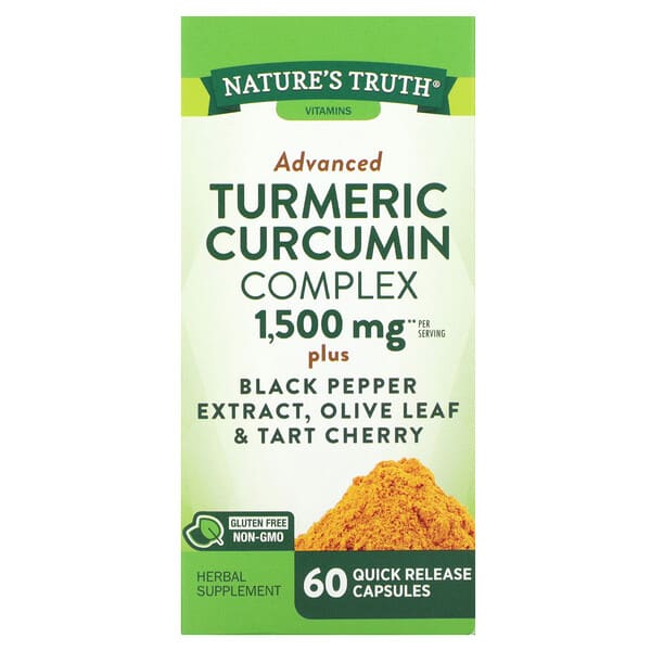 Nature's Truth, Turmeric Curcumin Complex, 750 mg, 60 Quick Release