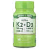 Ultra D3 + K2, 50 Kapsul Lepas Pantas