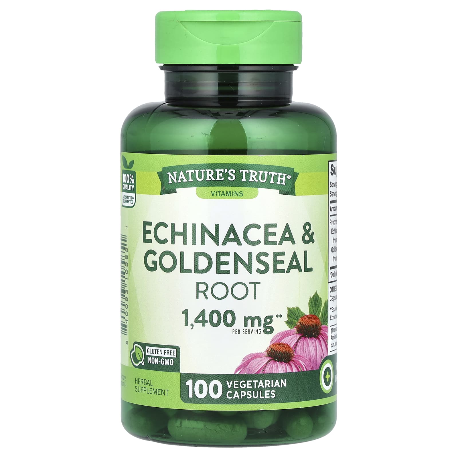 Echinacea & Goldenseal Root, 100 Vegetarian Capsules