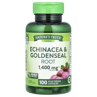 Nature's Truth, Echinacea & Goldenseal Root, 100 Vegetarian Capsules