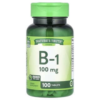 Nature's Truth, Vitamina B1, 100 mg, 100 comprimidos