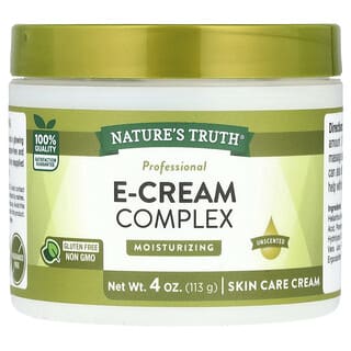 Nature's Truth, E-Cream Complex, Crema para el cuidado de la piel, Sin fragancia, 113 g (4 oz)