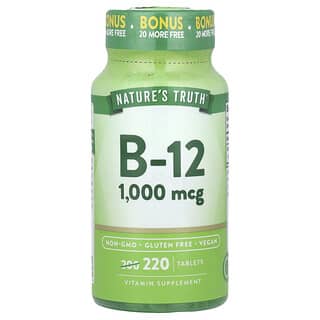 Nature's Truth, B-12, 1,000 mcg, 220 Tablets