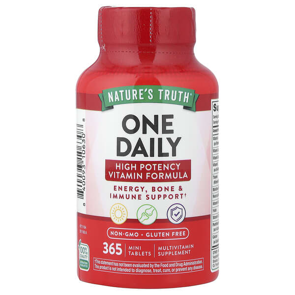 One Daily Multivitamin, 365 Mini Tablets