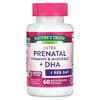 Vitaminas y minerales ultraprenatales más DHA, 60 cápsulas blandas de liberación rápida