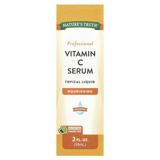 Nature's Truth, Sérum con vitamina C, Líquido tópico, Sin fragancia`` 59 ml (2 oz. Líq.)