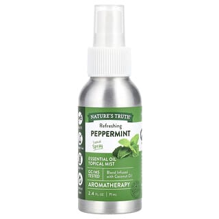 Nature's Truth, Essential Oil Topical Mist, Refreshing Peppermint, 2.4 fl oz (71 ml)