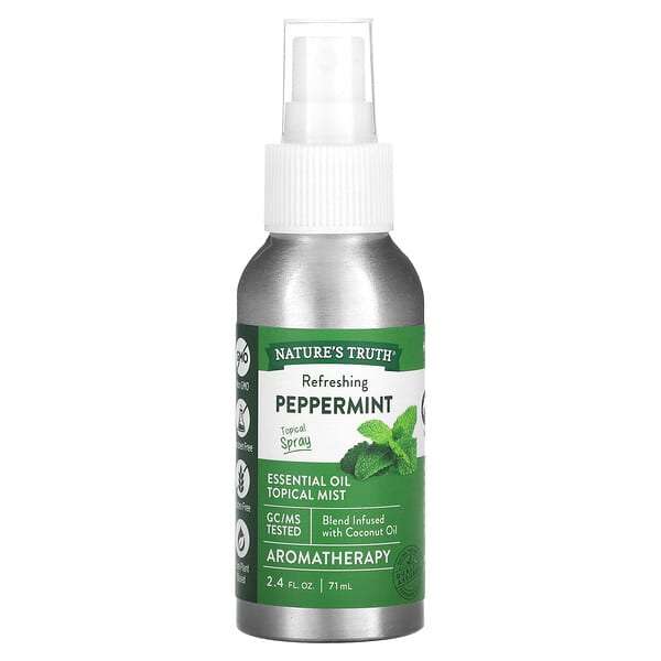 Nature's Truth, Essential Oil Topical Mist, Refreshing Peppermint, 2.4 fl oz (71 ml)