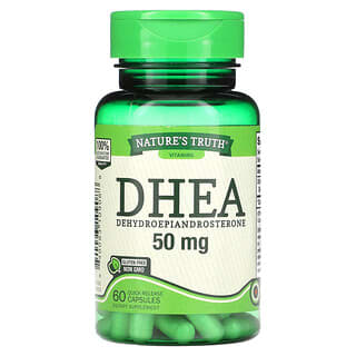 Nature's Truth, DHEA, 50 mg, 60 Cápsulas de Liberação Rápida