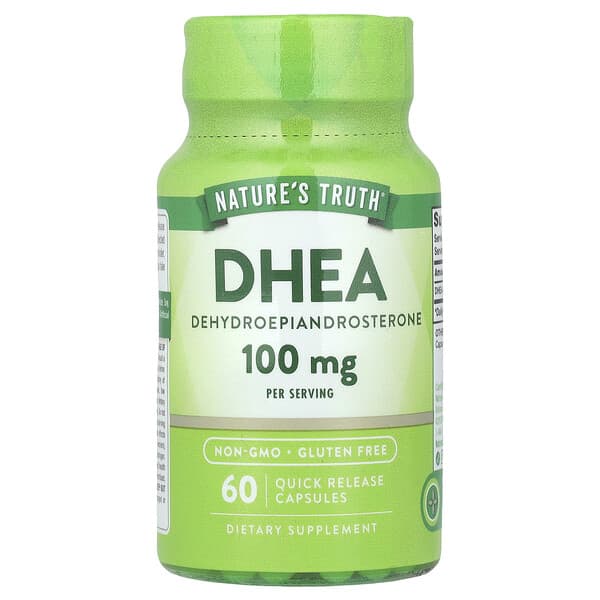 DHEA, 60 Quick Release Capsules (50 mg per Capsule)