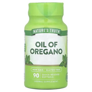 Nature's Truth, Minyak Oregano, 3.000 mg, 90 Kapsul Gel Lunak Pelepasan Cepat (1.500 mg per Kapsul Gel Lunak)