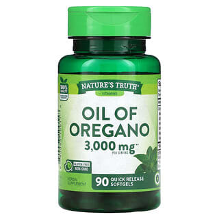 Nature's Truth, Oil Of Oregano, 1,500 mg, 90 Quick Release Softgels