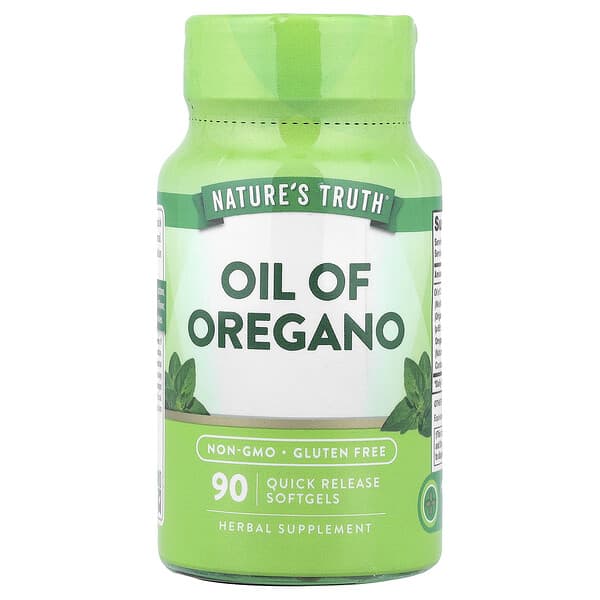 Nature's Truth, Oil of Oregano, 90 Quick Release Softgels (30.8 mg per Softgel)
