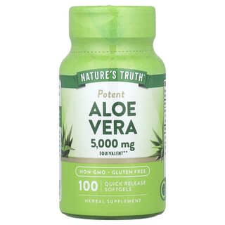 Nature's Truth, Aloe Vera, 5,000 mg, 100 Quick Release Softgels