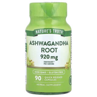 Nature's Truth, Ashwagandha Root, 920 mg, 90 Quick Release Capsules (460 mg Per Capsule)