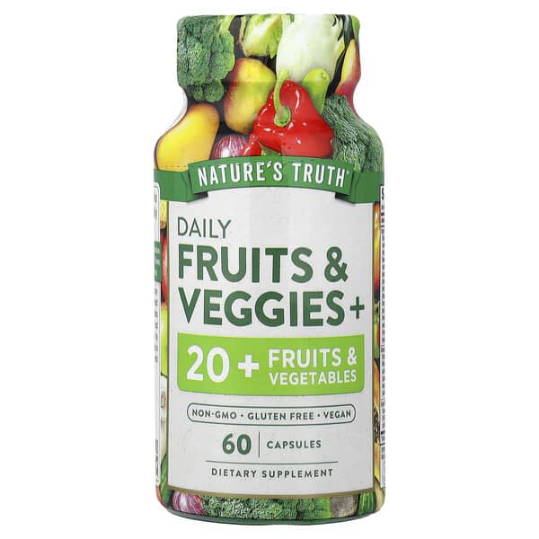 Daily Fruit & Veggies +, 60 Capsules
