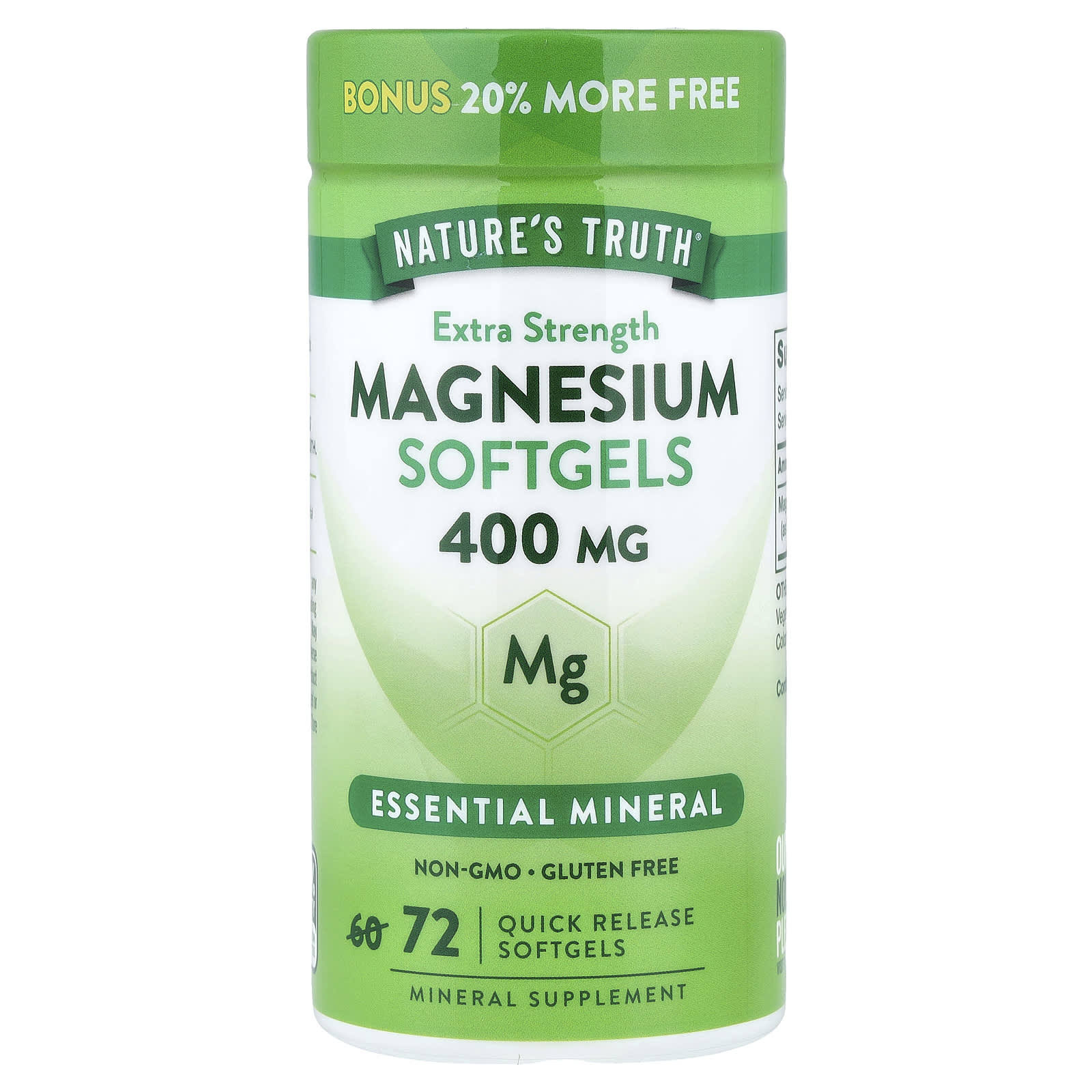 Nature's Truth Magnesium – 400 mg de Nature's Truth