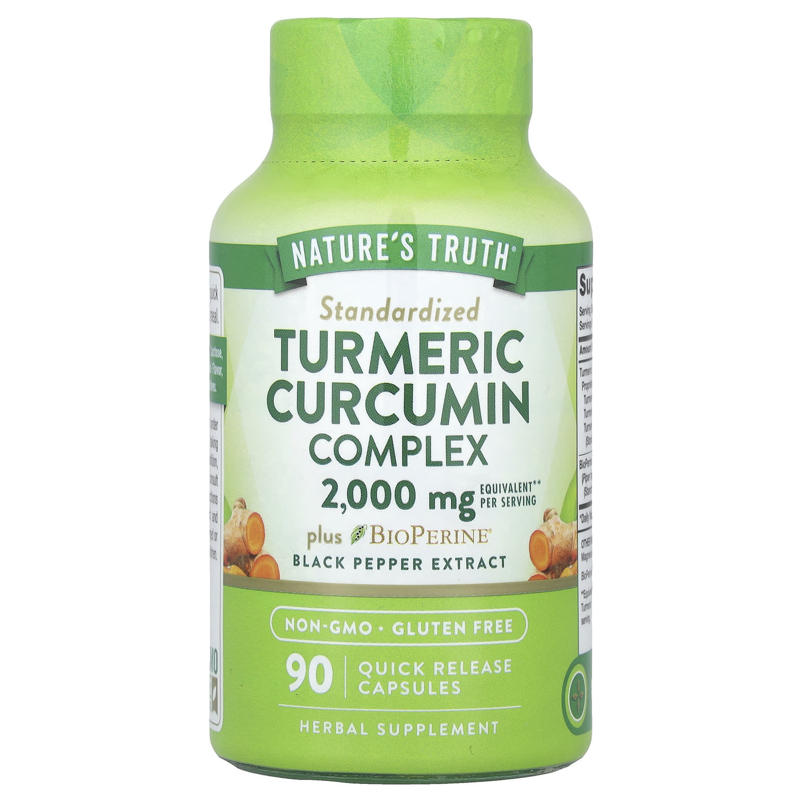 Nature's Truth, Turmeric Curcumin Complex Plus BioPerine® Black Pepper