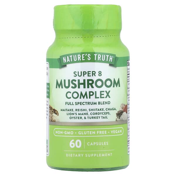 Nature's Truth, Super 8 Mushroom Complex, 60 Capsules