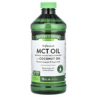 Nature's Truth, MCT Oil with Coconut Oil, Unflavored, 16 fl oz (473 ml)