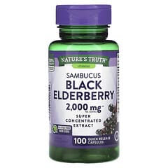 Nature's Truth, Sambucus Black Elderberry, 1,000 mg, 100 Quick Release Capsules