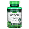витамины, масло MCT, 3600 мг, 100 капсул с быстрым высвобождением (1200 мг в 1 капсуле)