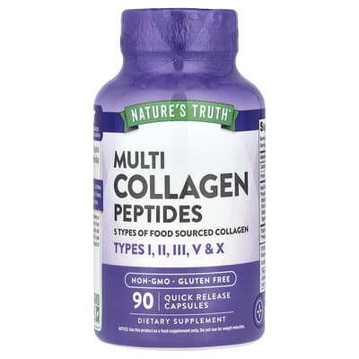 Nature's Truth, Collagen Peptides, 2000 mg, 90 Immediate-Release Capsules (500 mg per capsule)