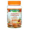 Turmeric Curcumin + Ginger, Natural Peach, 70 Vegan Gummies 