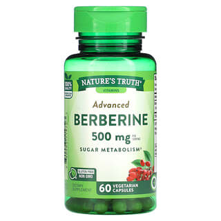 Nature's Truth, Advanced Berberine, 500 mg, 60 Vegetarian Capsules (250 mg per Capsule)