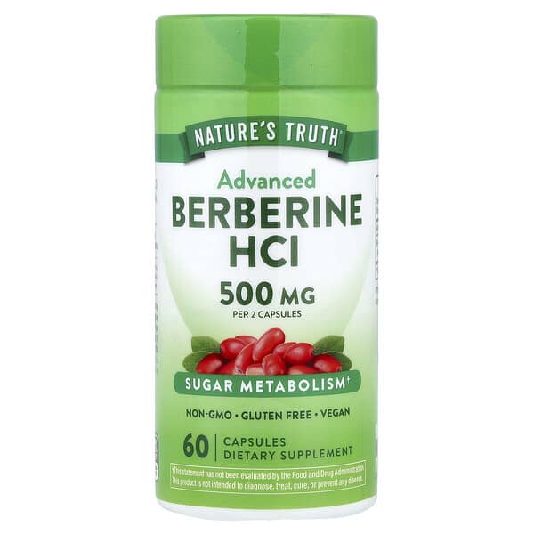 Nature's Truth, Berberine HCl, 60 Capsules (250 mg per Capsule) — product photo 1