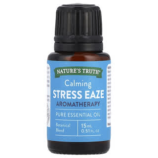 Nature's Truth, Olio essenziale puro, Eaze calmante per lo stress, 15 ml