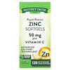 Rapid Release Zinc Plus Vitamin C, 50 mg, 120 Rapid Release Liquid Softgels