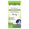 Melatonin, schnelle Freisetzung, 10 mg, 120 flüssige Weichkapseln mit schneller Freisetzung