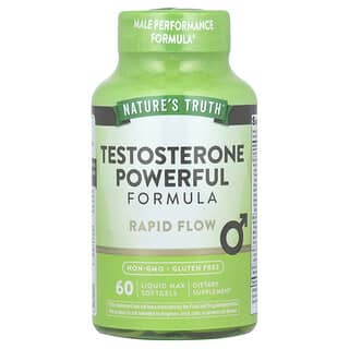 Nature's Truth, Testosterone Powerful Formula, 60 Liquid Max Softgels