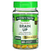 Brain Up, Mit L-Theanin, Bacopa, B12, MCT, 60 Liquid Max. Weichkapseln