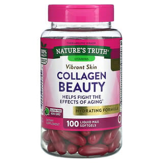Nature's Truth, Collagen Beauty, 100 Cápsulas Softgel Líquidas Máximas