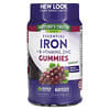 Essential Iron + B-Vitamins, Zinc, Natural Grape , 60 Vegan Gummies
