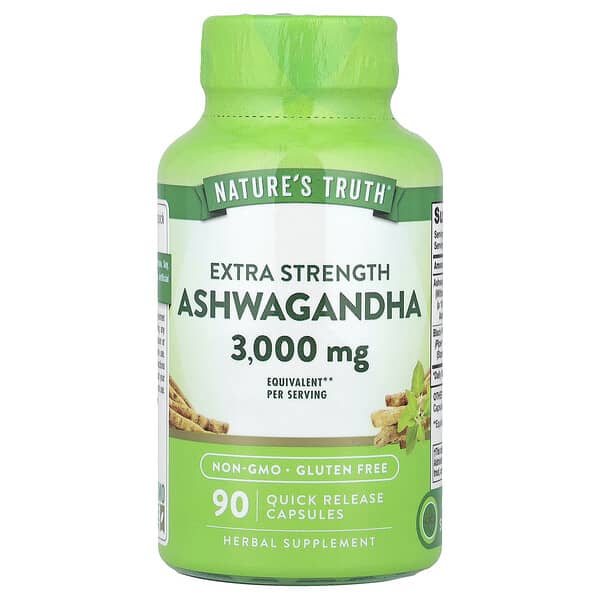 Nature's Truth, Ashwagandha, Extra Strength, 90 Quick Release Capsules