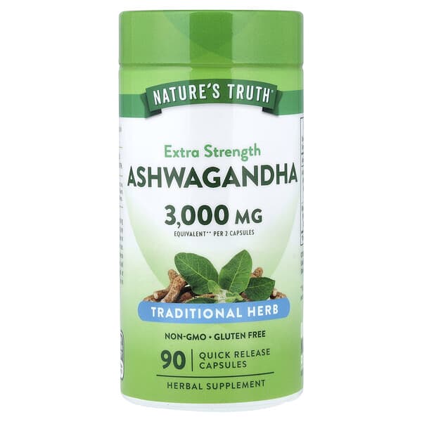 Nature's Truth, Ashwagandha, 90 Quick Release Capsules — product photo 1