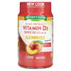 Vitamina D3, Alta potencia, Melocotón natural, 125 mcg (5000 UI), 60 gomitas vegetales