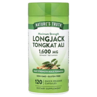 Norland Nature's Truth, Longjack Tongkat Ali, 120 Quick Release Capsules (800 mg per Capsule) supplement Uganda UGX 54684
