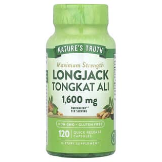 Nature's Truth, Longjack Tongkat Ali, Maximum Strenfth, 1,600 mg, 120 Quick Release Capsules (800 mg per Capsule)