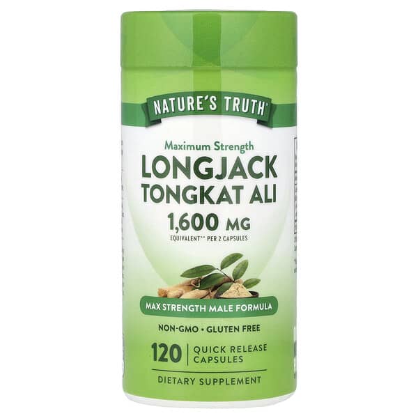 Nature's Truth, 롱잭 통캇알리, 빠른 방출 캡슐 120정(캡슐 1정당 800mg)